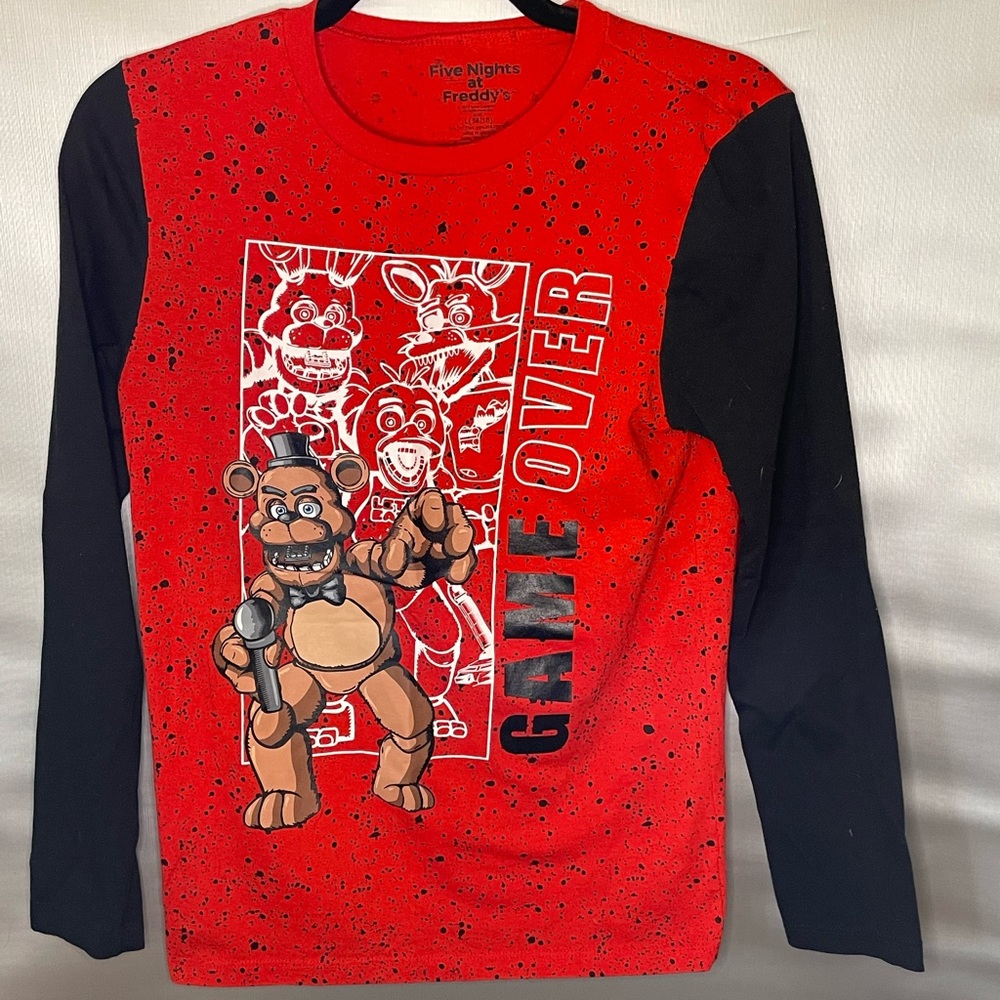 Five Nights at Freddy's Long Sleeve Shirt Boys LG 14/16